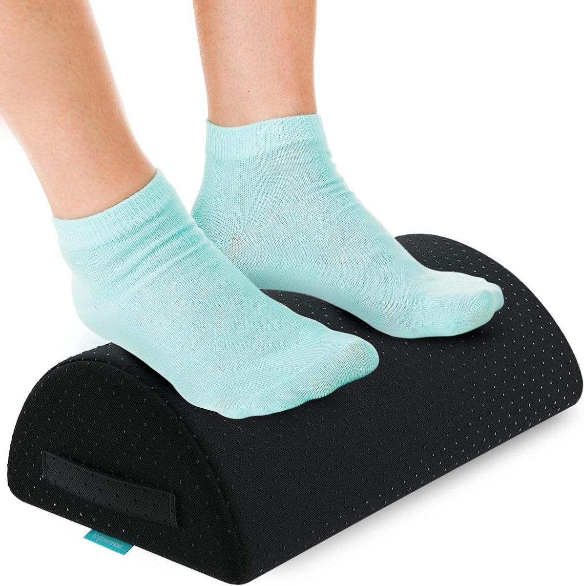 Ergonomische Voetsteun - Kussen voor bureau - Comfortabel zitten - 3-in-1 ontwerp - 45 x 25 x 12 cm - Zwart