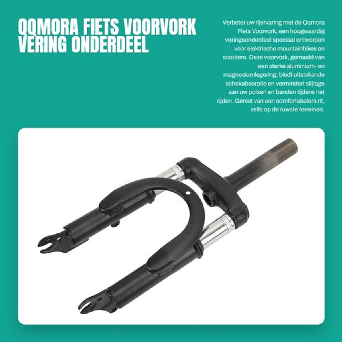 Fiets Voorvork - Vering Onderdeel voor Elektrische Mountainbike en Scooter - Aluminium Legering