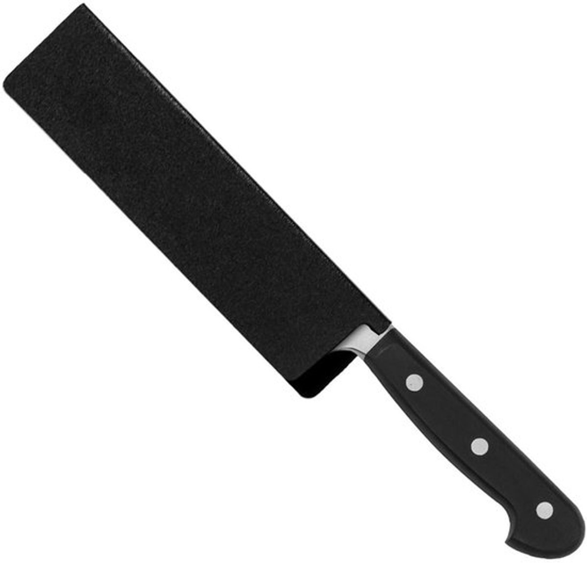 Koksmessenhoes 8-inch - ABS Kunststof - Zwart - Compact - Bescherming - Verfijnd Ontwerp - Messenbescherming