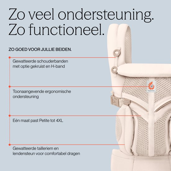 Ergobaby Omni Classic Mesh Draagzak – Soft Olive — afbeelding 3