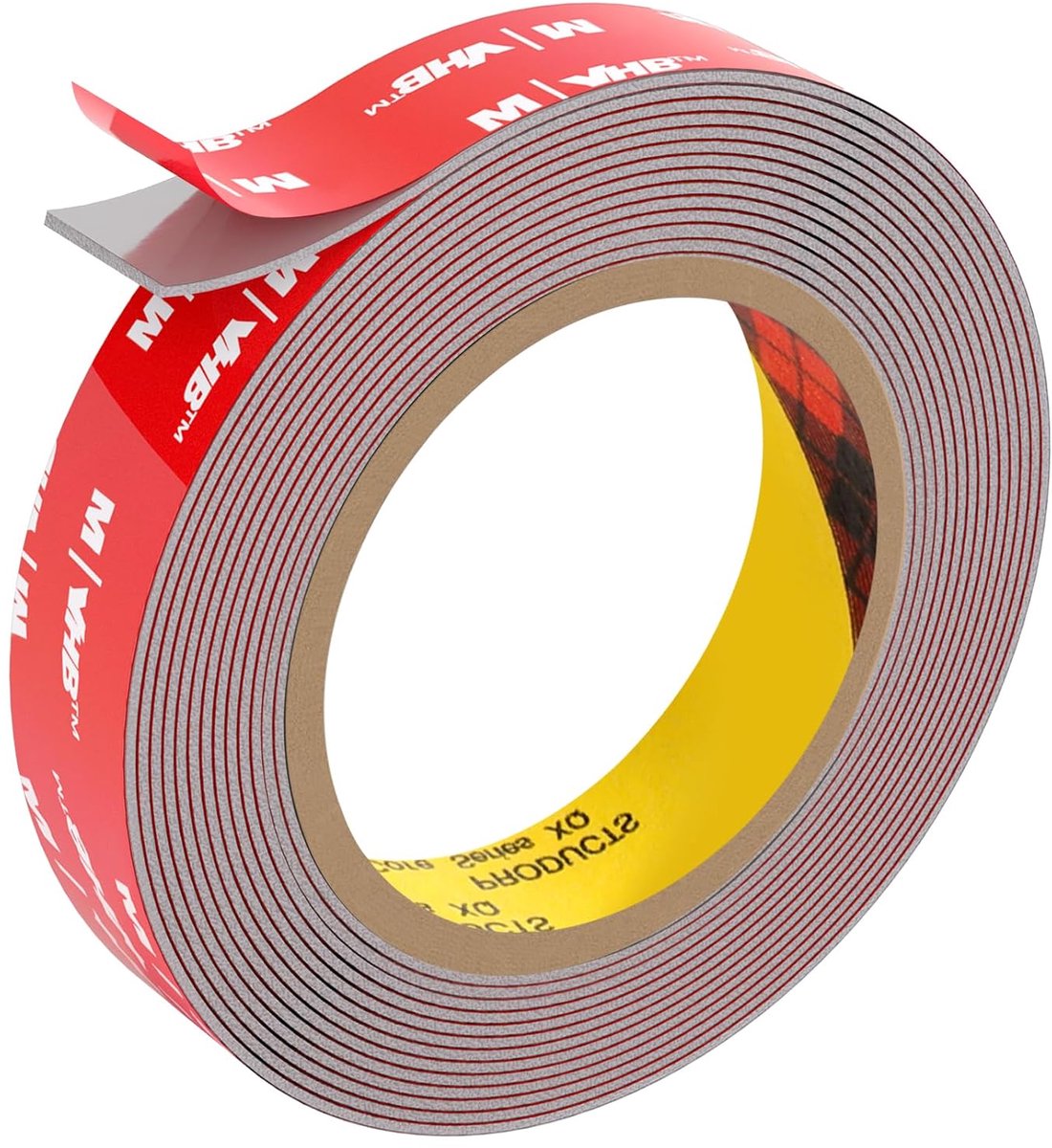 SnelShoppen - Extra Sterke Dubbelzijdige Plakband, Waterproof Montage Tape, Zelfklevende Tape voor LED Strips, Auto, Thuis en Kantoor Decoratie, Grijs