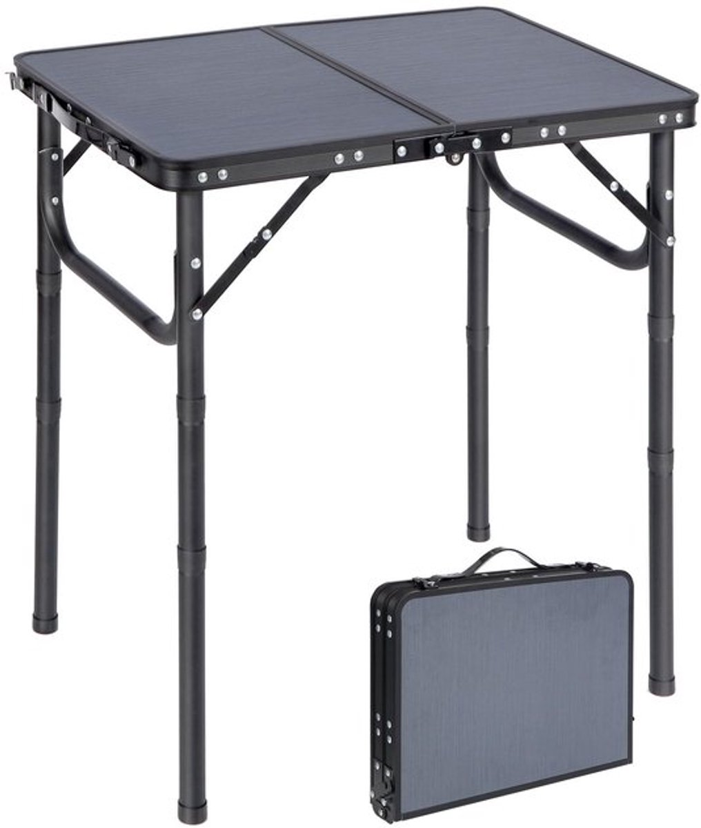 Kleine Kampeertafel 60 cm - Draagbare Aluminium Opvouwbare Tafel