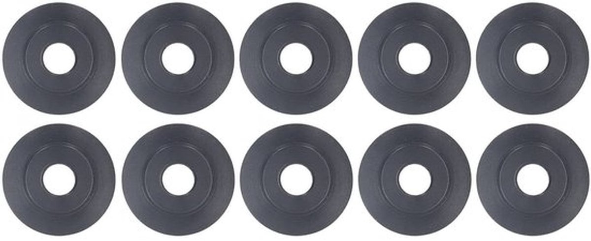 Pijpsnijder Vervangingswielen 10 Stuks - Ultra Dunne Snijbladen - Mangaan Staal - Buitendiameter 18mm - Binnendiameter 5mm - Geschikt voor Koper/Aluminium - Snijwielen
