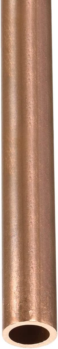 8mm x 1mm x 300mm Koperen Buizen - 1 Verpakking - Geschikt voor Machine Apparatuur, DIY Projecten en Decoratieve Lijsten - Ronde Metalen Slangen