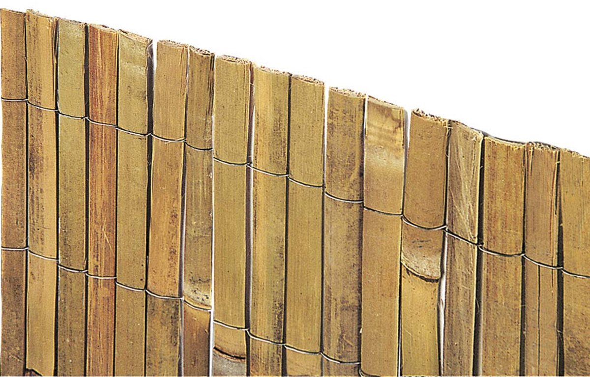 SnelShoppen - Arella Beach M 1X3 Tuingereedschap - Inkijkwerende Bamboe Mat - Geschikt voor Hekken - 10 mm Gespleten Bamboebuizen - Praktisch en Licht