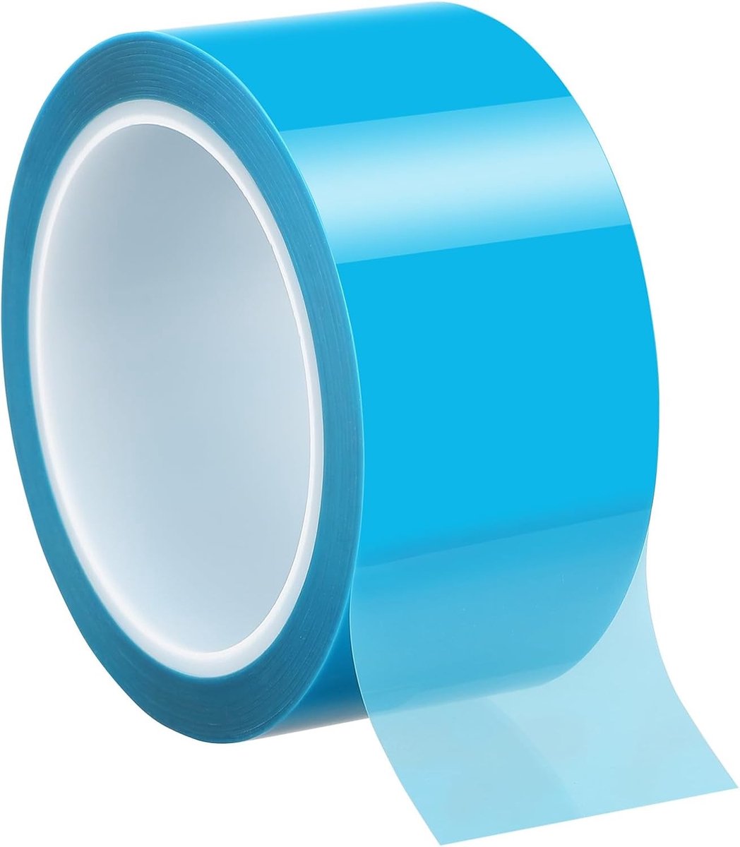 Traceless Tape voor Epoxyhars Ambachten, 5cm x 50m Hars Tape voor Creatief Handwerk, Ideaal voor Molding en Open Bezels, Gemakkelijk te Verwijderen en Te Gebruiken
