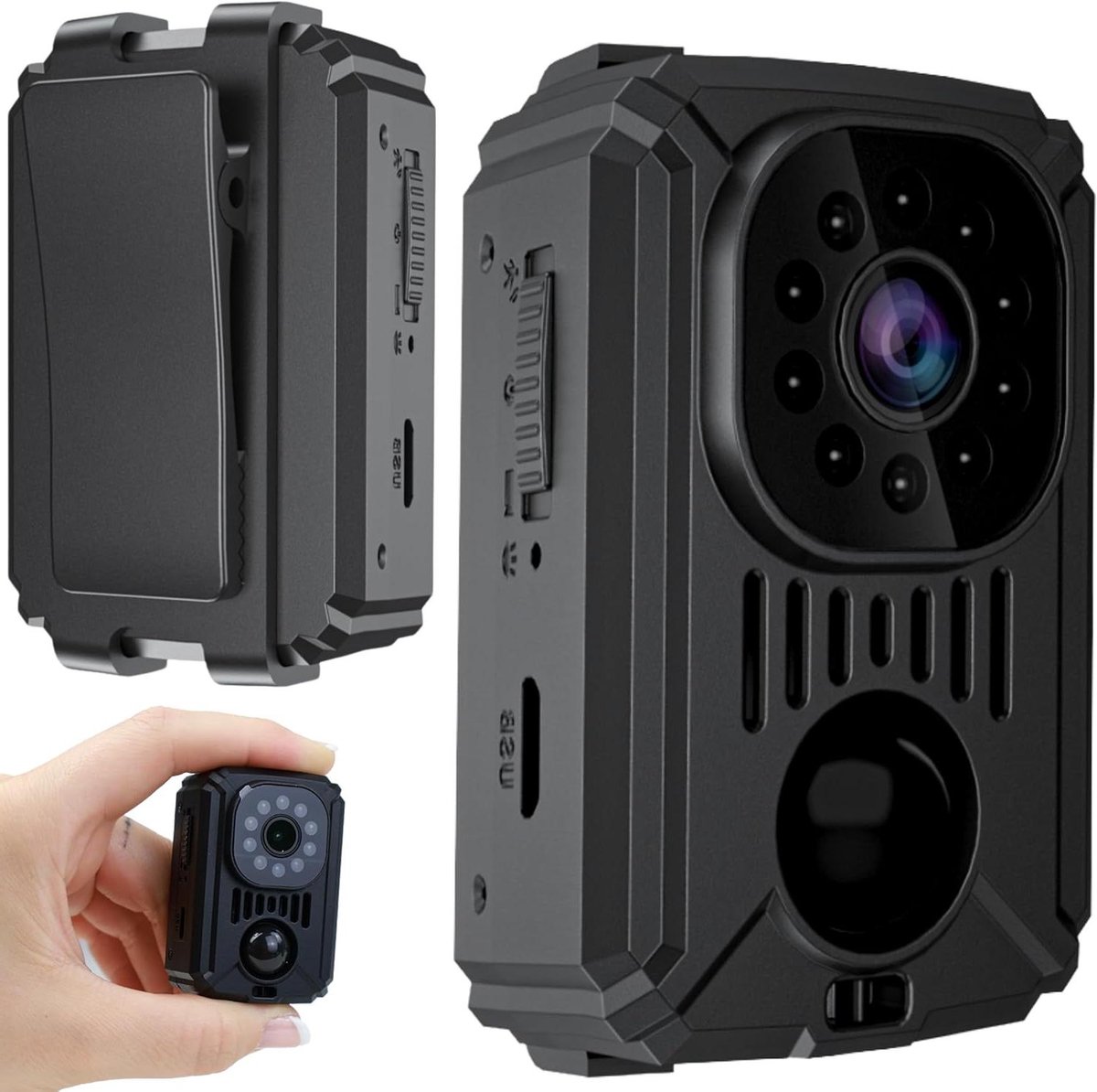 Mini Spionage Camera - Verborgen Camera - Auto Bewaking - Werkt Zonder Wifi - 8 x 2 x 8 cm
