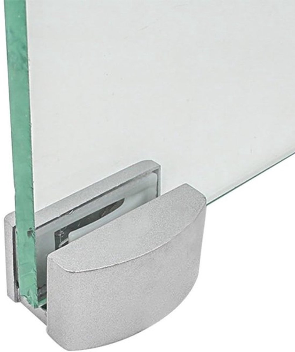 Vloergeleider Hoge Kwaliteit - 304 Roestvrij Stalen Vloerbodemgeleider - Voor Frameloze Glazen Schuifdeuren - Duurzaam - Slijtvast - Antislip - Deurgeleider