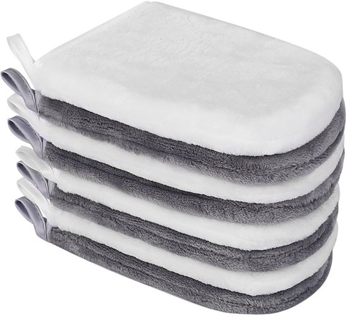 Microvezel Washandjes 8 Stuks - Zachte Flanel - Herbruikbare Make-up Remover - Onderhoudsvriendelijk - 15 x 21 cm - Duurzaam en Huidvriendelijk