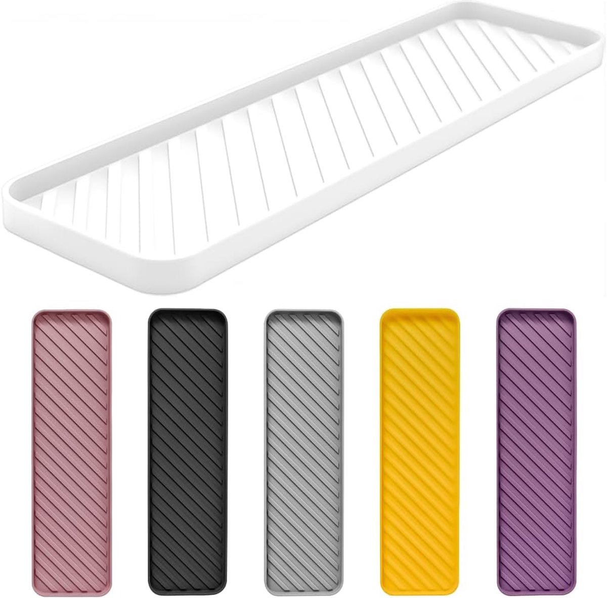 Multifunctionele Siliconen Lade Organizer voor Keuken en Badkamer - Sneldrogend en Hittebestendig