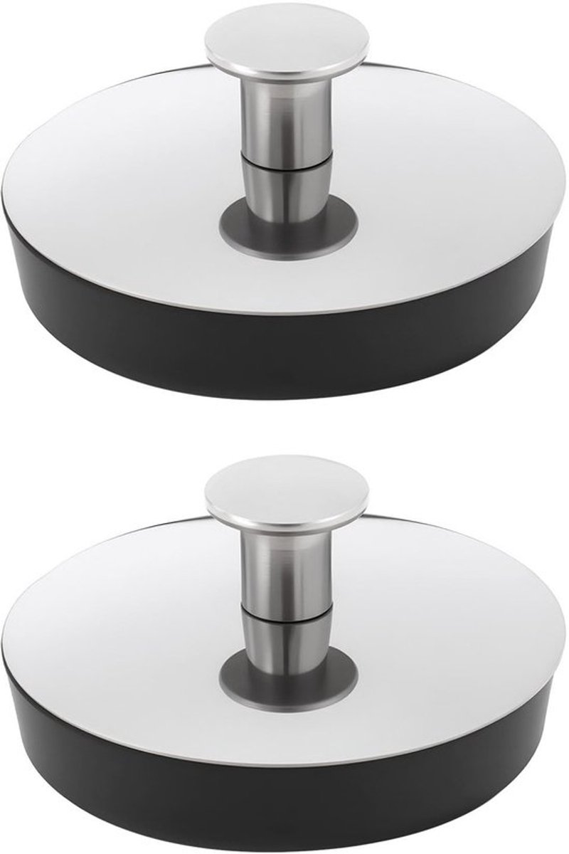 Afvoerplug 2 Stuks - Rubber - Multifunctioneel - Antislip - Geschikt voor Bad en Wastafel - Hoogwaardige Afdichting - Afvoerstop