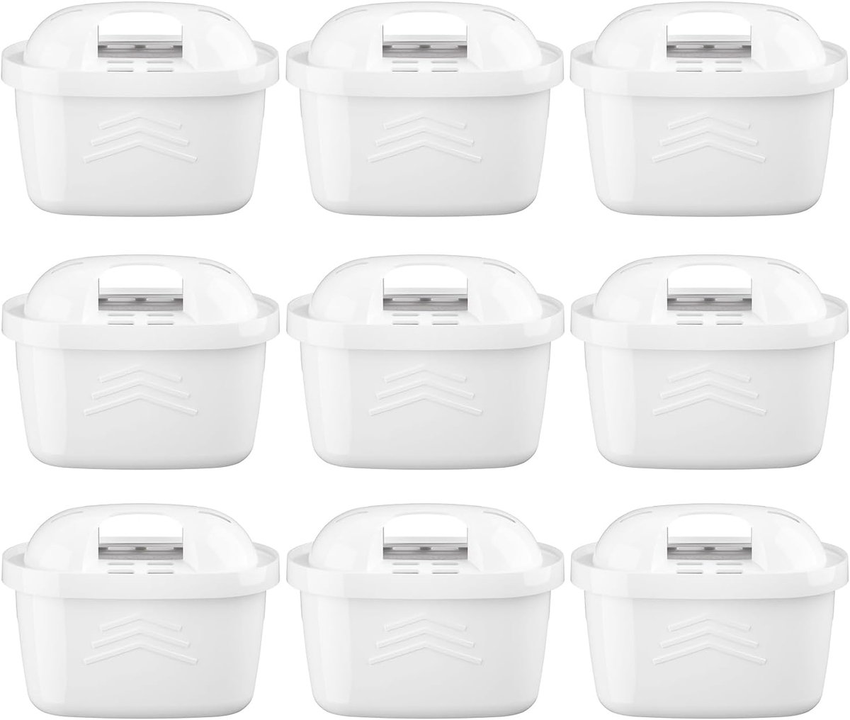 SnelShoppen - 9x ICEPURE Waterfilter Vervangingen voor Maxtra+, Mavea, Duomax - Hoogwaardige Kwaliteit - Gezond Drinkwater voor Thuis en Camping