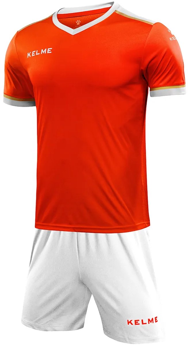 Kelme Segovia Korte Mouw Set Oranje L Man