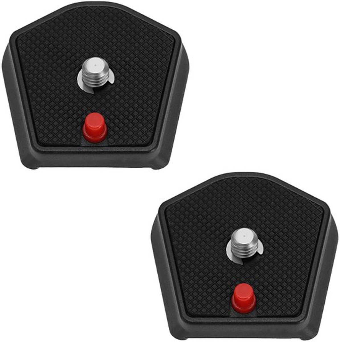 Quick Release Plaat 2 Stuks - Compatibel met Manfrotto Modo 785 Serie - Duurzaam ABS/Metaal - 1/4" Schroef - Wigvormige "Duif Tail" Stijl - Statiefplaat