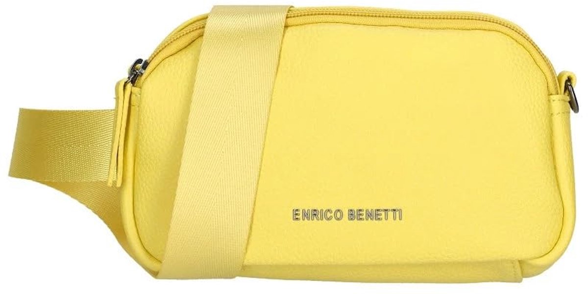 SnelShoppen - Moderne Gele Duffle Bag 66784027027 - Ruime Sporttas voor Feest, Weekendje Weg, Reizen, Unisex, Stevige en Duurzame Kwaliteit