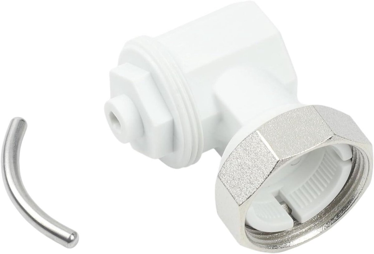 Hoekadapter Thermostaatkop - Verwarming Adapter - Ruimte Besparen - Links of Rechts Montage - M30 x 15 - Zwart