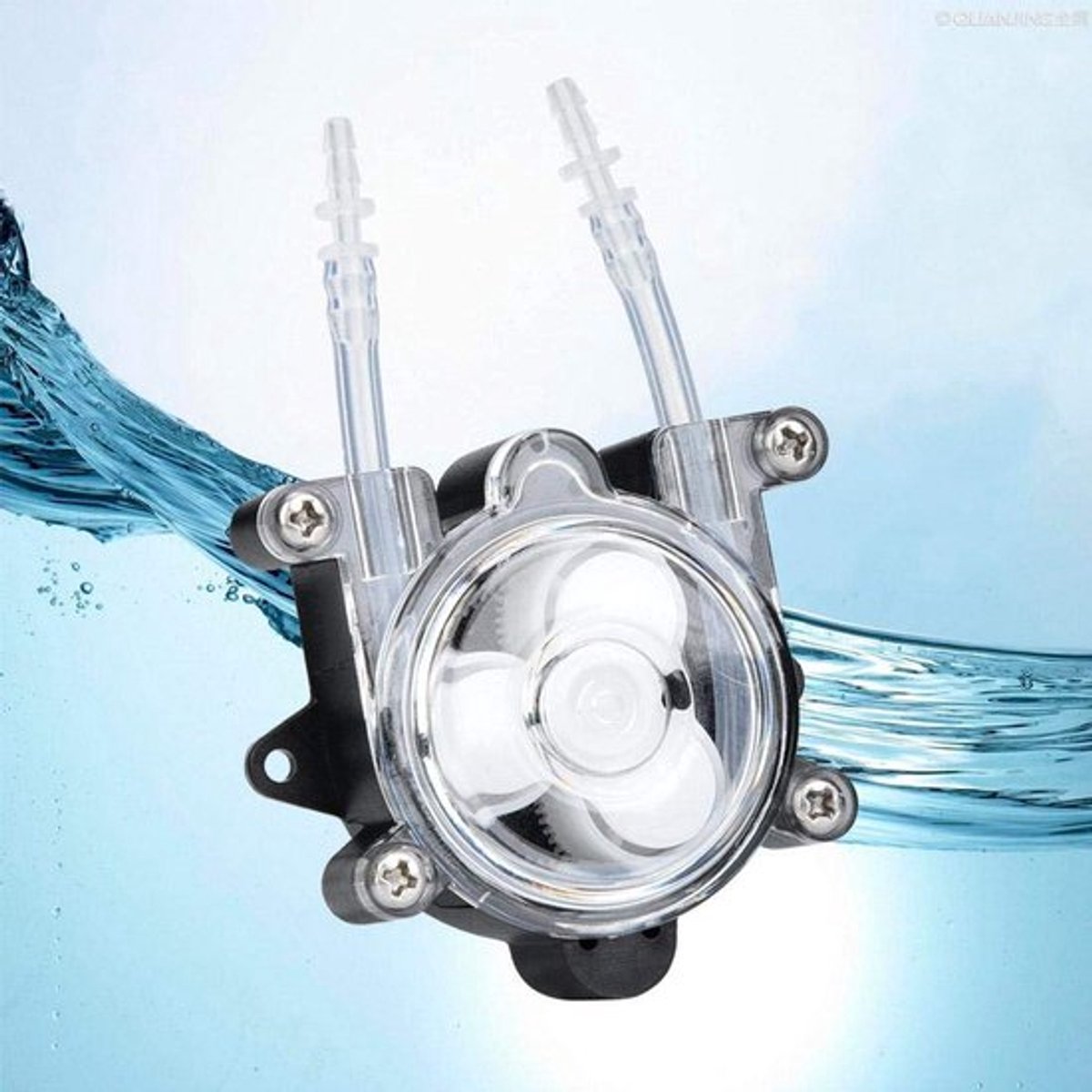 Hose pump - Dosing pump - Hoogwaardige materialen - Zwart - Voor vloeistoffen en chemicaliën - Handig en compact - Ideaal voor diverse to...