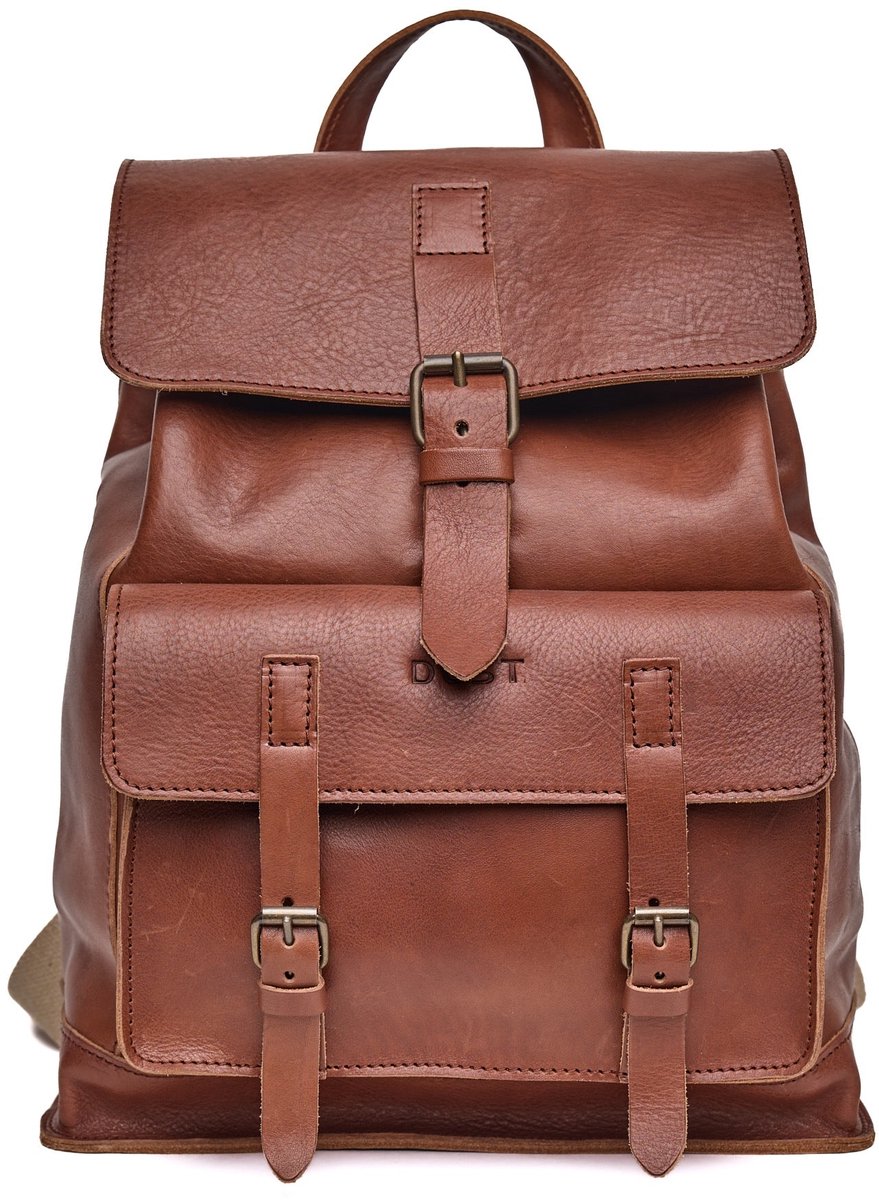 Leather Backpack Brown Cheyenne Collection