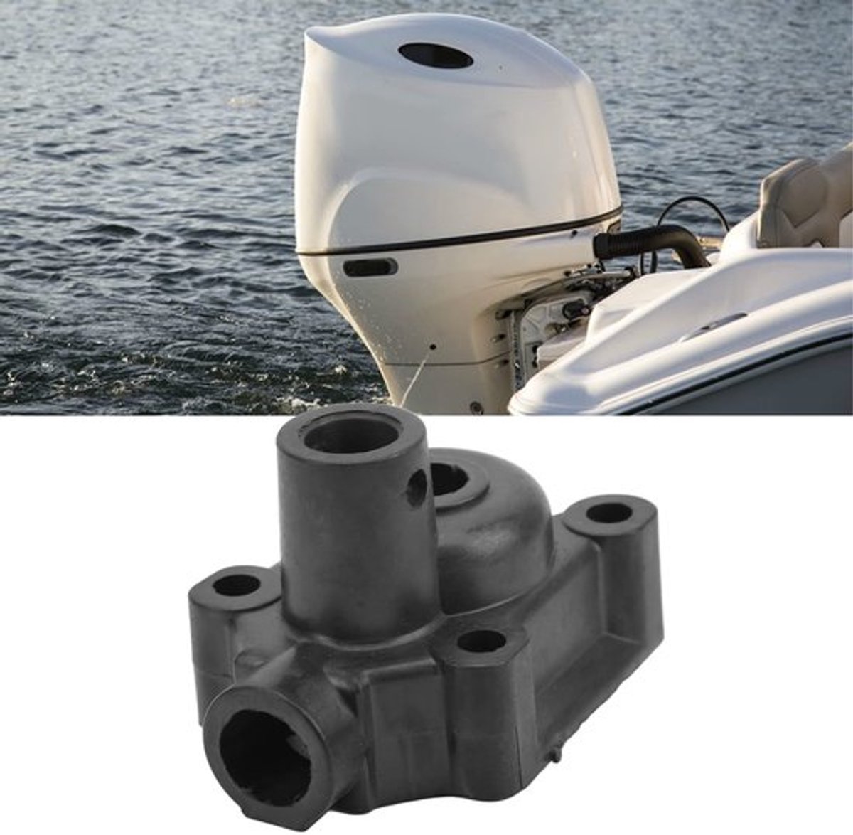 Waterpomp Behuizing Vervanging voor Tohatsu - Buitenboordmotor - ABS/roestvrij staal - 4HP/5HP/6HP - Plug-in filterelement - Schokbestendig