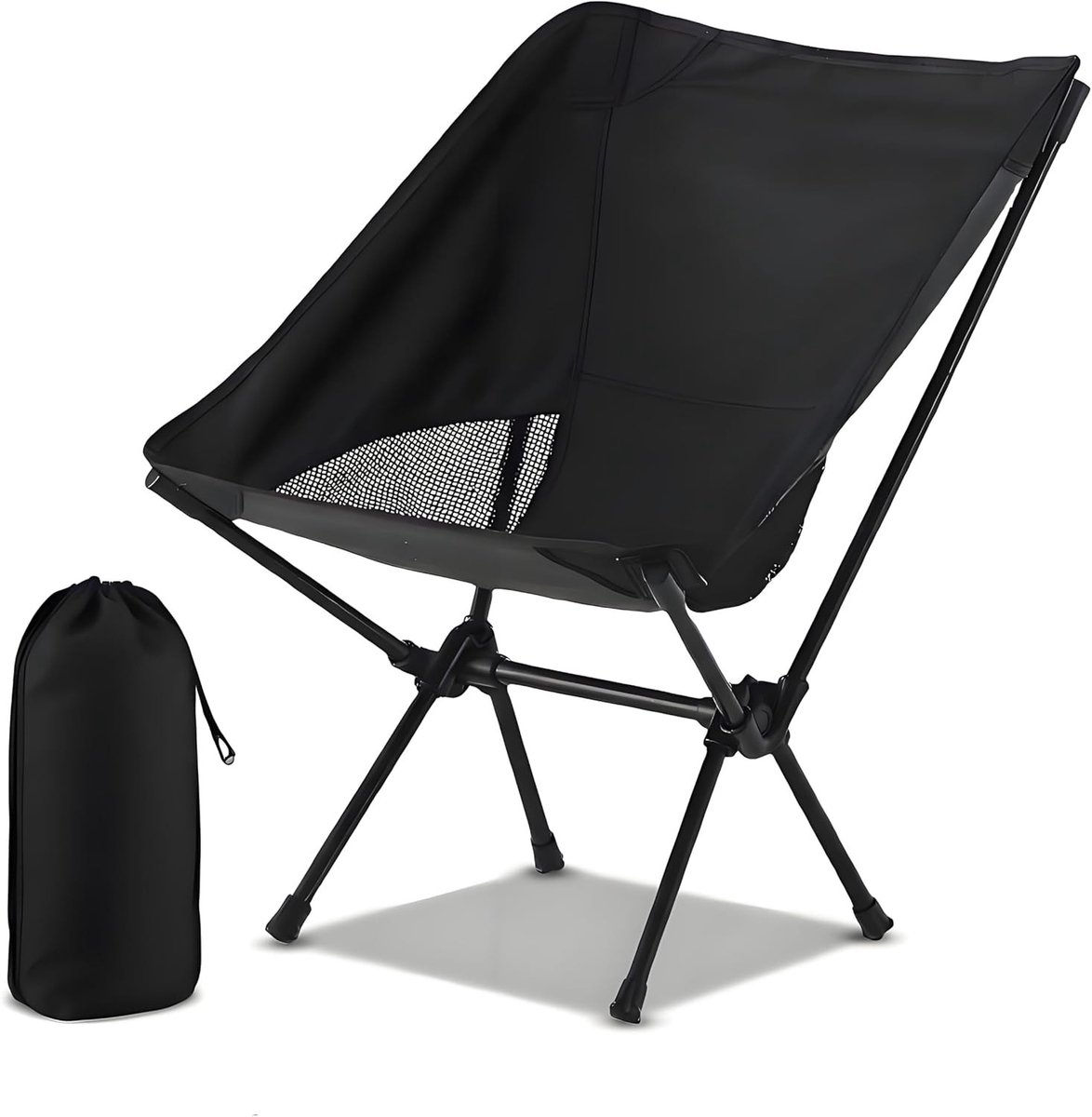 Opvouwbare Campingstoel voor Volwassenen - Lichtgewicht en Draagbare Stoel met Tas voor Kamperen, Picknicken en Vissen