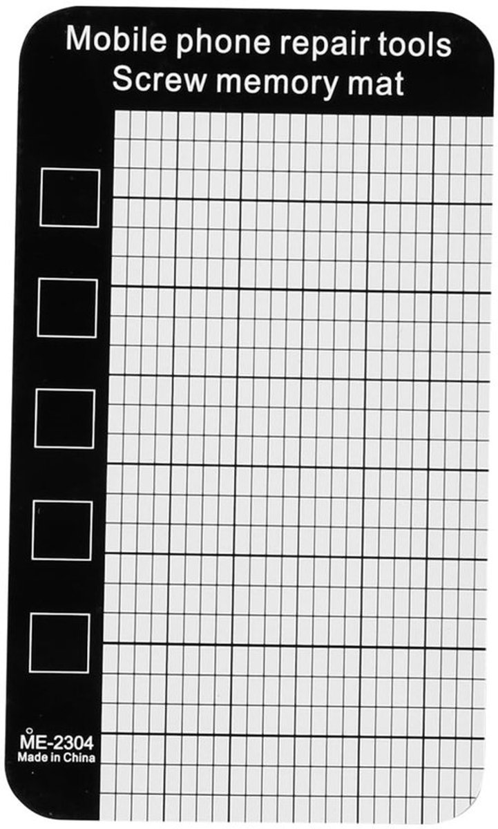 Schroefhouder Draagbaar - Magnetisch - 2-Pack - Schroefopslagmat - Mobiele Telefoonreparatie - Compacte Werkruimte - Schroefmat