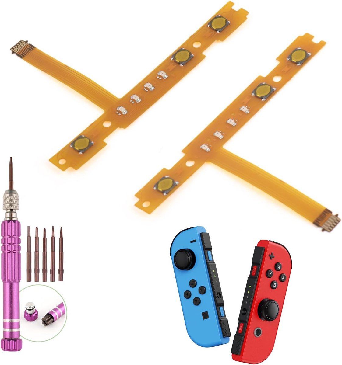 RongZy SL/SR-knop Flexkabel voor NS Switch/Switch OLED Joy-con Parts of SL en SR-knop Flexkabel en Gereedschap - ShopVlot