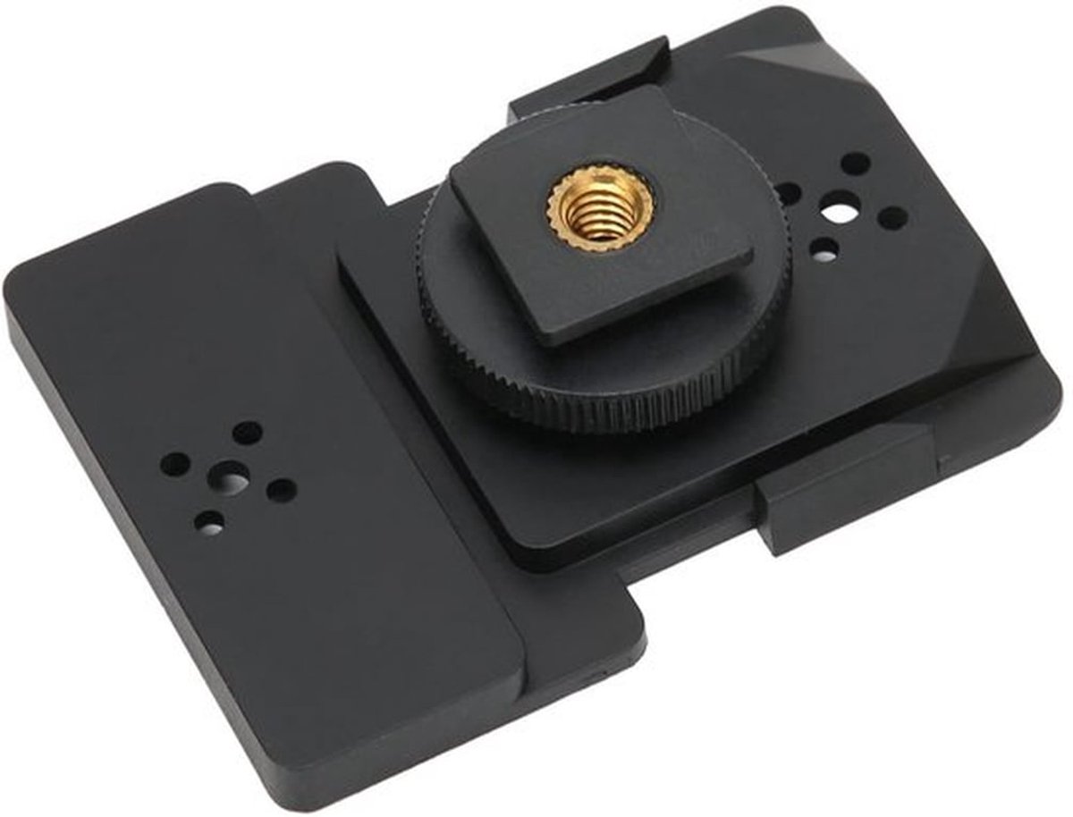 Professionele Flitsschoenmontageadapter - Hoge Sterkte - Corrosiebestendig ABS - Universeel - Geschikt voor Camera's - Compact model