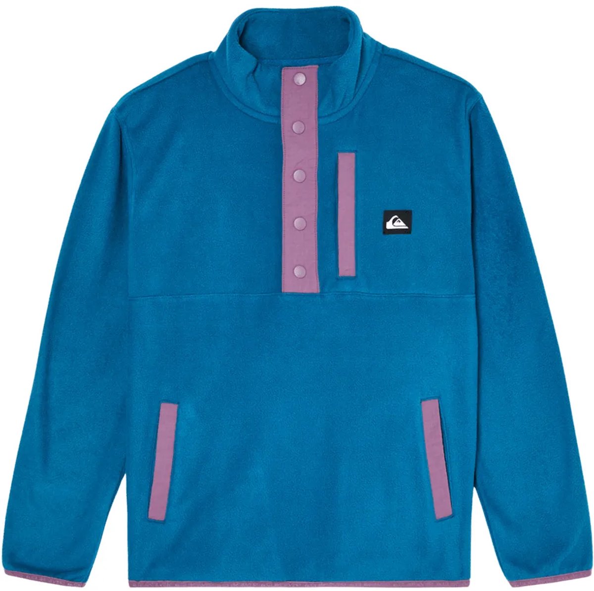 Quiksilver No Destination Fleece Met Halve Rits 14 Years Jongen Blauw