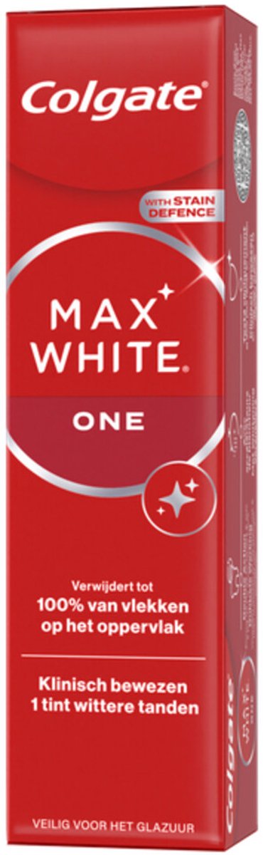 Colgate - Tandpasta Max White One - 3 x 75 ml - Voordeelverpakking