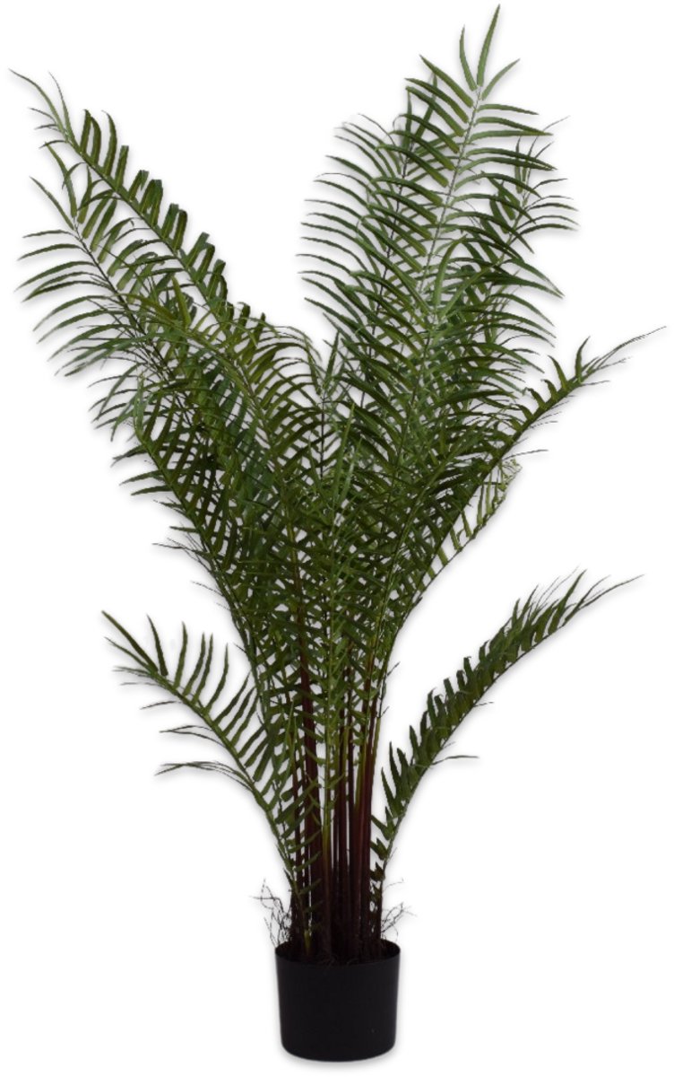 Silk-ka - Kunstplant - Palm in Pot - Groen - 127 cm