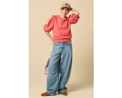 Sissy-Boy - Rode sweater met pofmouwen