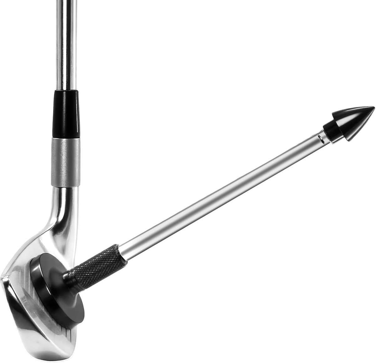 Golf Alignment Rods - Magnetische Swing Trainer voor Betere Uitlijning en Shot Visualisatie-zwart