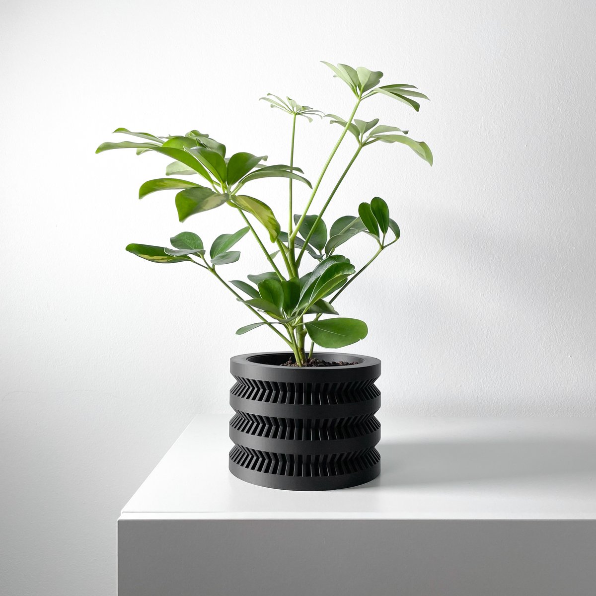 Skushy Civen Bloempot - Moderne Designpot voor Kamerplanten - Sculpturale Plantenpot voor Woonkamer en Kantoor - Premium Woondecoratie