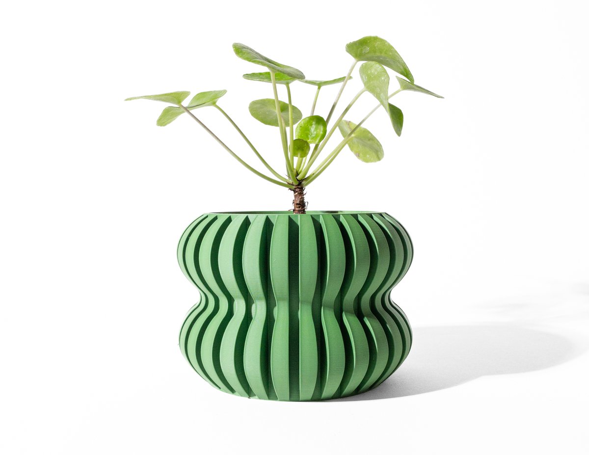 Skushy Daso Bloempot - Moderne Designpot voor Kamerplanten - Sculpturale Plantenpot voor Woonkamer en Kantoor - Premium Woondecoratie