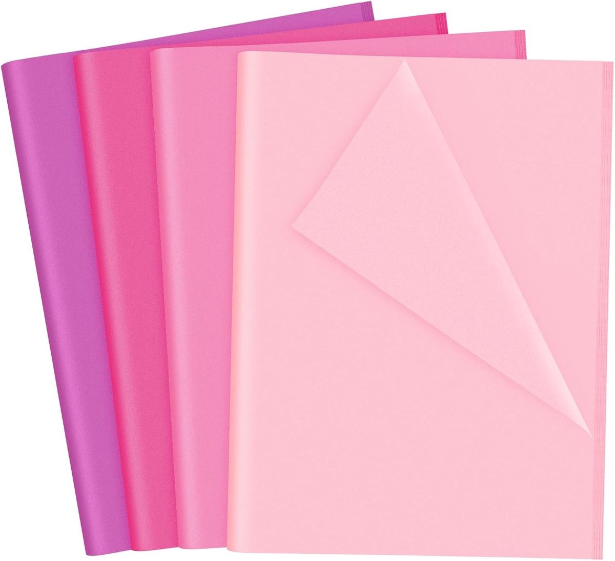 108 Vellen Roze Cadeau Inpakpapier voor Valentijnsdag, Knutselen, Bloemen en Feestjes