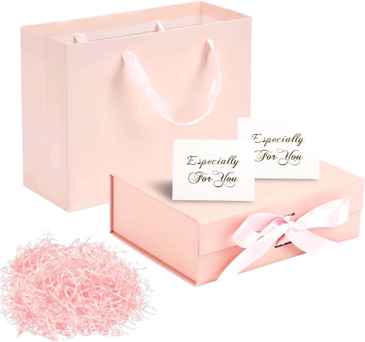 Elegante geschenkdoos set met deksel - 23 x 17 x 7 cm - perfect voor bruiloften, verjaardagen en feestdagen
