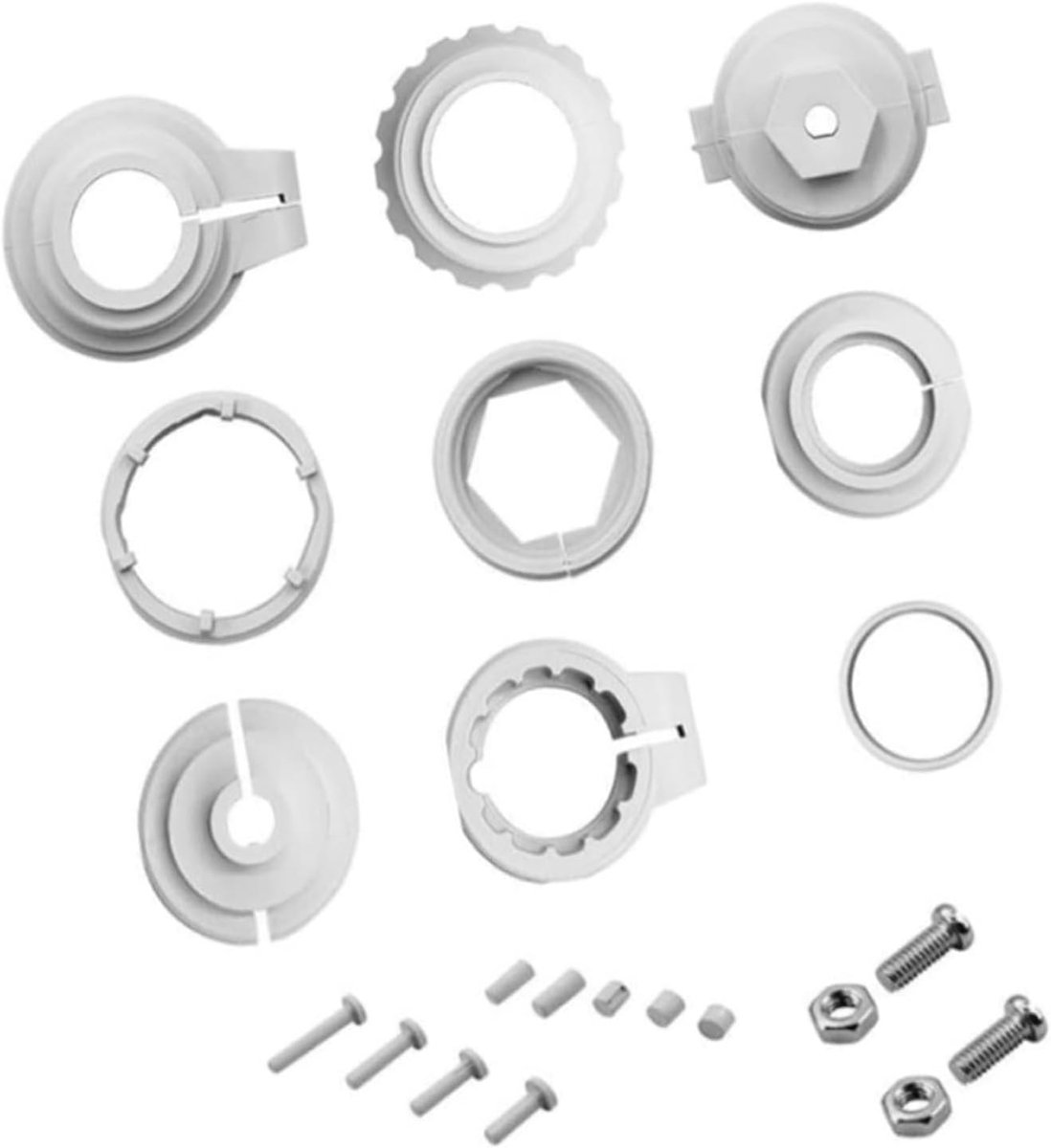 Radiator Klep Adapter - Thermostaat Connector - Verwarming Regelen - Brede Compatibiliteit - M30x1.5 - Grijs