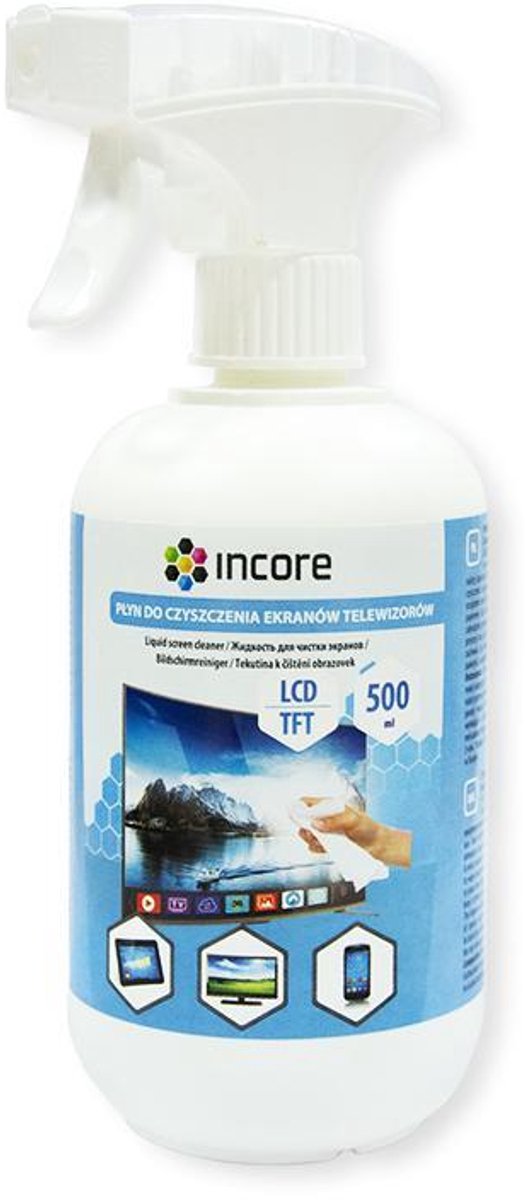 Incore Serie - Beeldschermreinigingsmiddel - 500ml - LCD TFT