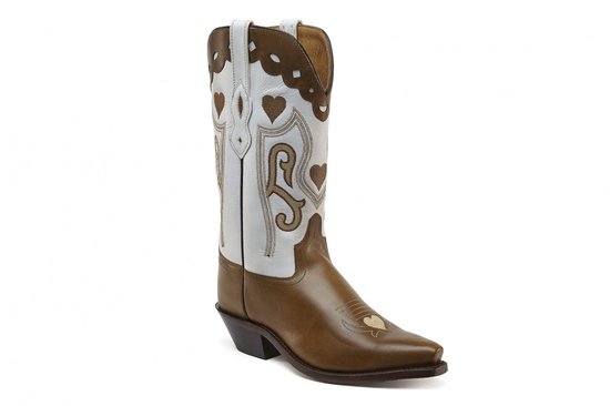 Bootstock Sweetheart Brown Cowboylaarzen - Dames - Bruin - Leer