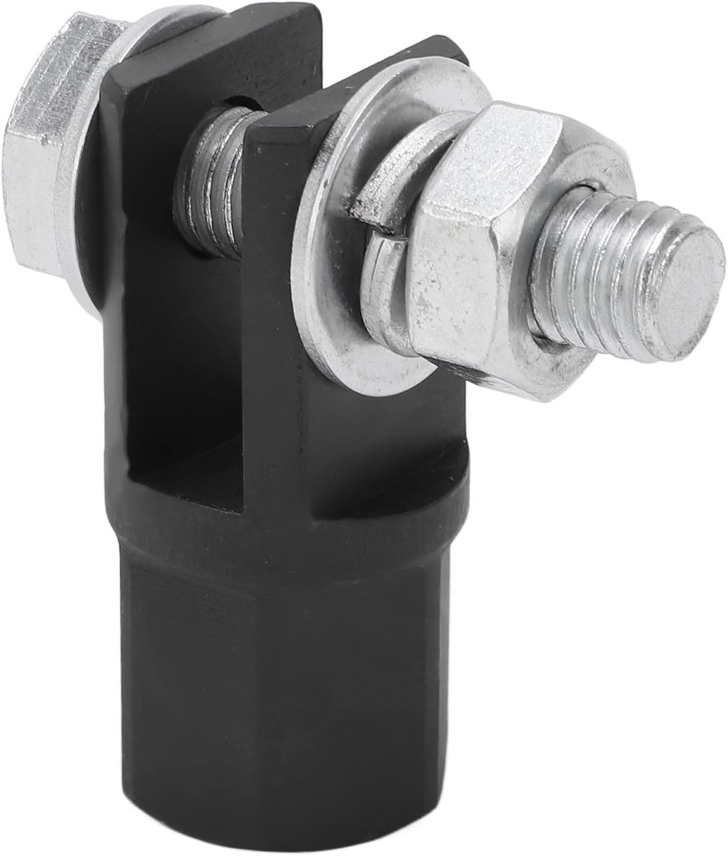 Schaarkrik Adapter - Krik Gereedschap - Auto Nivelleren - Universele Compatibiliteit - 1/2 Inch Aansluiting - Zilverkleurig