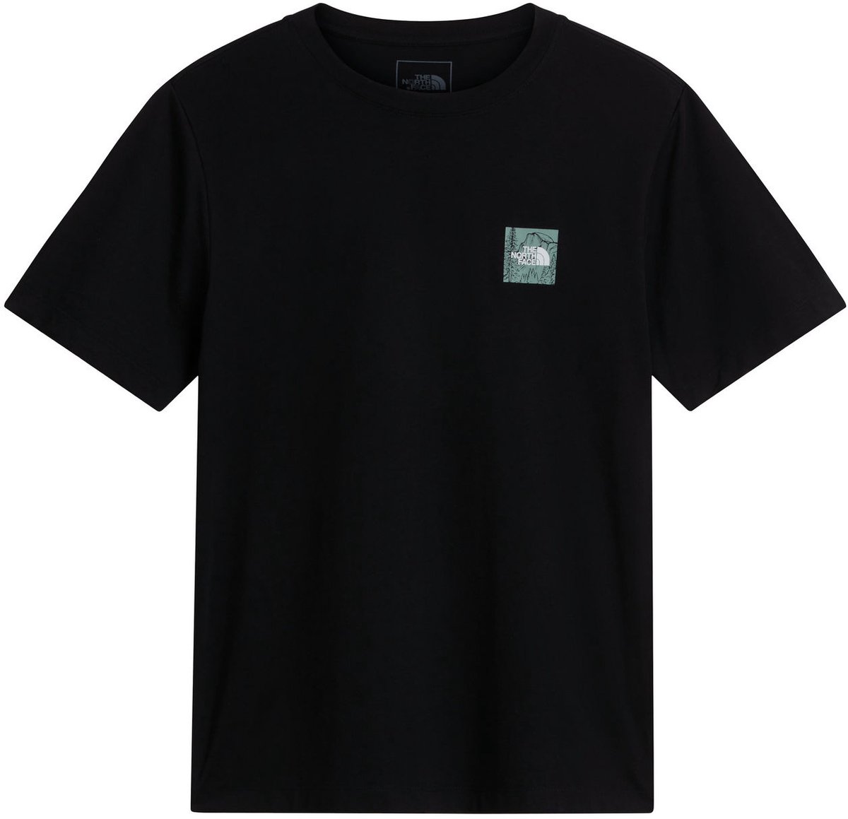 The North Face M Monte Reg Ss Tee Graphic – Outdoor Kleding Fleeces en Truien T-Shirt Zwart