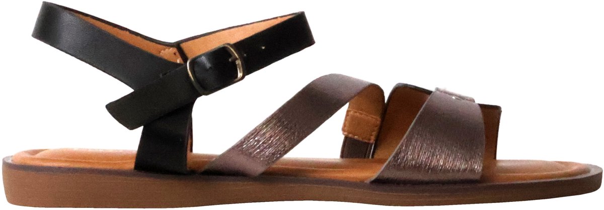 Platte sandalen met bandjes