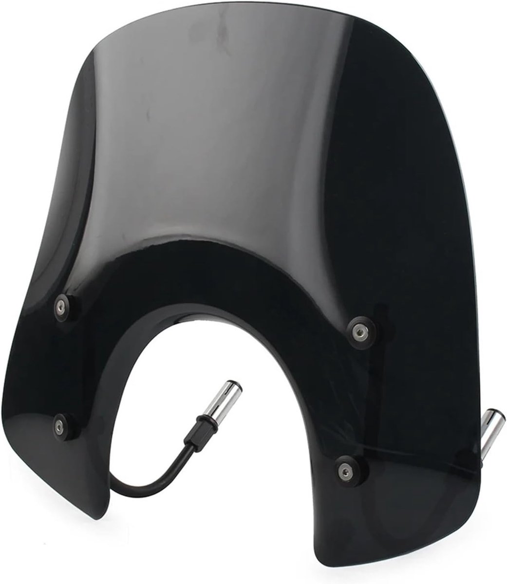 Scooter Windscherm - Motor Voorruit - Bescherming Tegen Wind - Uniforme Dikte - 600 g - Zwart