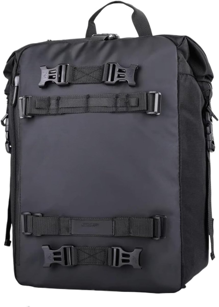 Motor zadeltas - Bagage tas - Motorrijden bagage - Waterdichte binnenzak - 10L tot 30L - Zwart