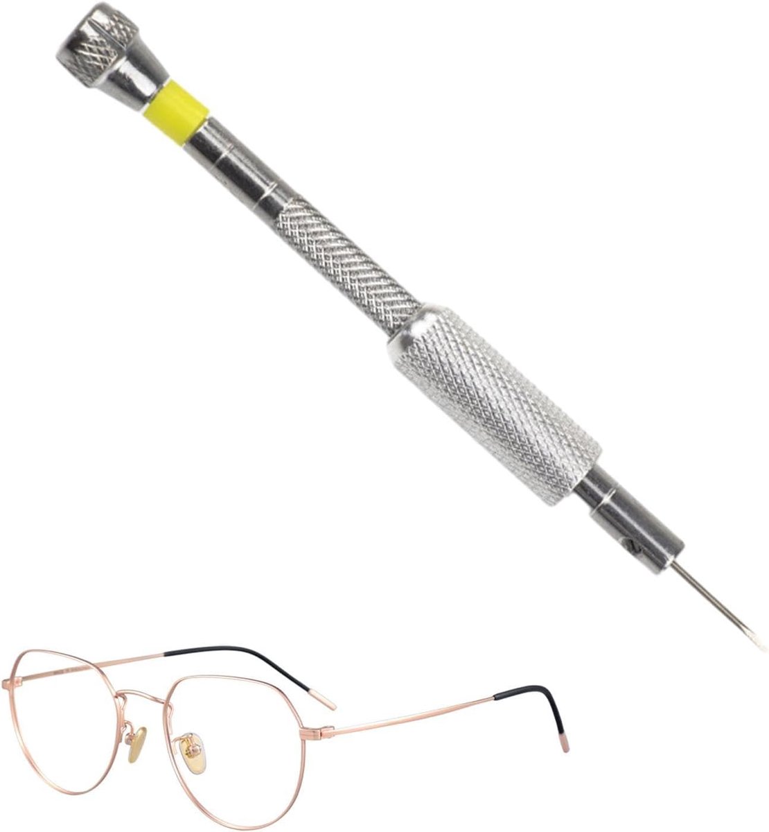 Schroevendraaierset - Precisie gereedschap - Elektronica Reparatie - Koolstofstaal - 6 Maten - Grijs