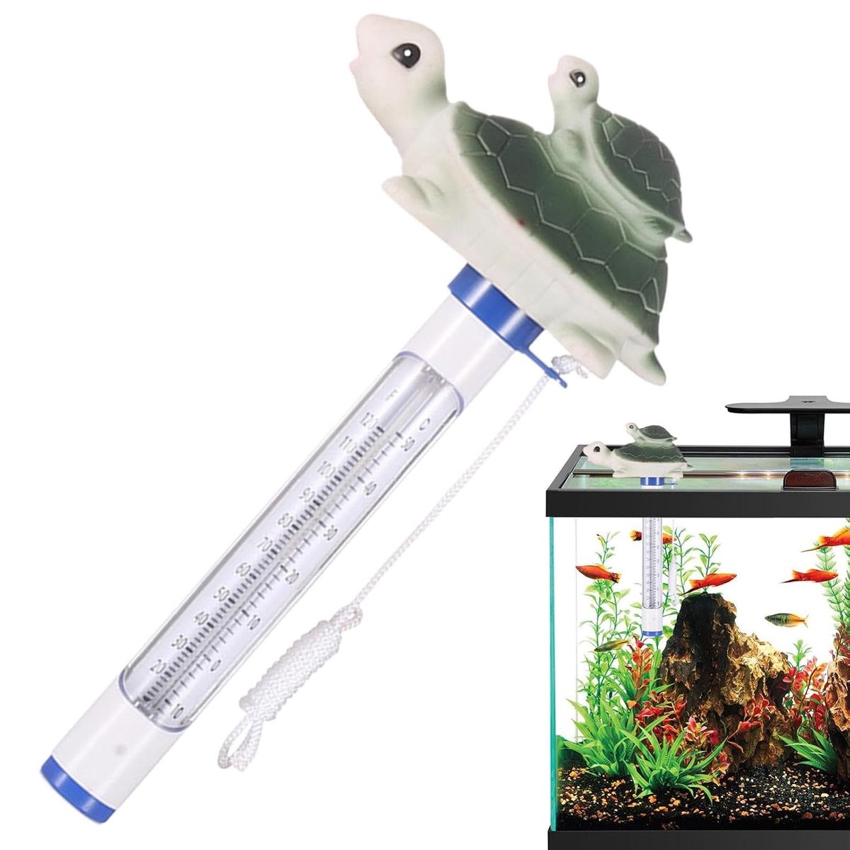 Drijvende Zwembadthermometer - Badthermometer Kikker - Water Temperatuur Meten - Kindvriendelijk Ontwerp - 20 Centimeter - Groen