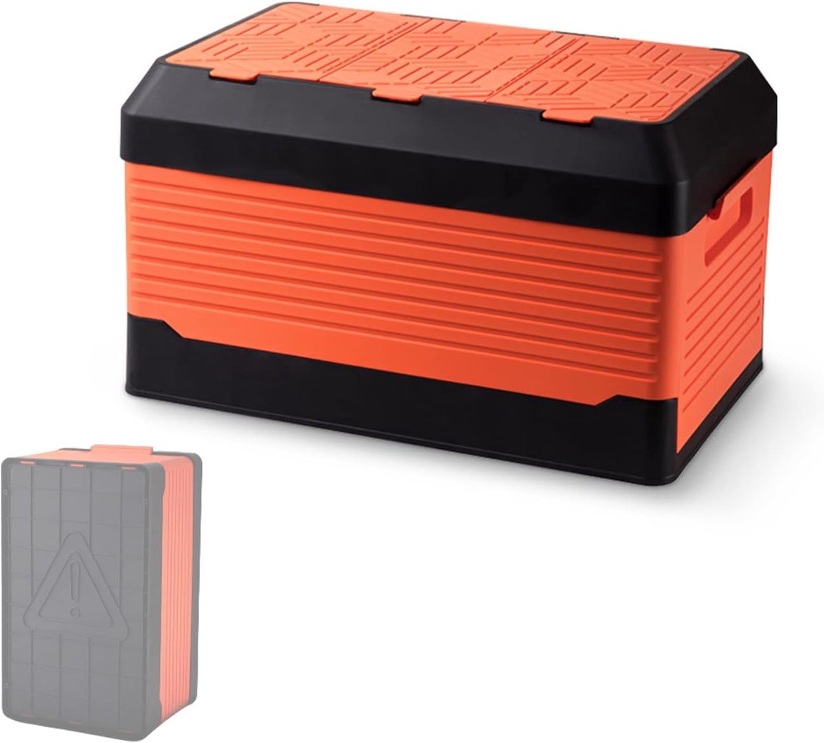 Opvouwbare Opbergbox - Camping Organizer Bak - Auto Kofferbak Organiseren - Dubbele Laag - 47 x 29 x 29cm - Rood