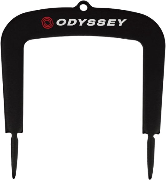 Putting Gate - Golf Oefening - Nauwkeurigheid Verbeteren - Compact Draagbaar - 2 Maten Poorten - Zwart — afbeelding 2