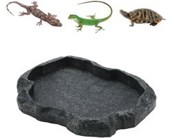 Duurzame Voederbak voor Reptielen met Watercompartiment - Ideaal voor Schildpadden, Hagedissen en Kameleons