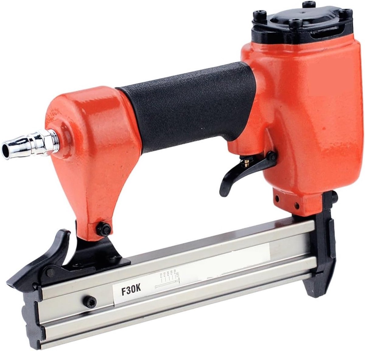 Pneumatische Nietmachine - Lucht Tackers - Meubel Stoffering - Veiligheidsmechanisme - 10-30mm Spijker - Zilver